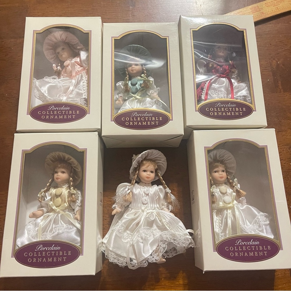Porcelain Doll Ornaments
